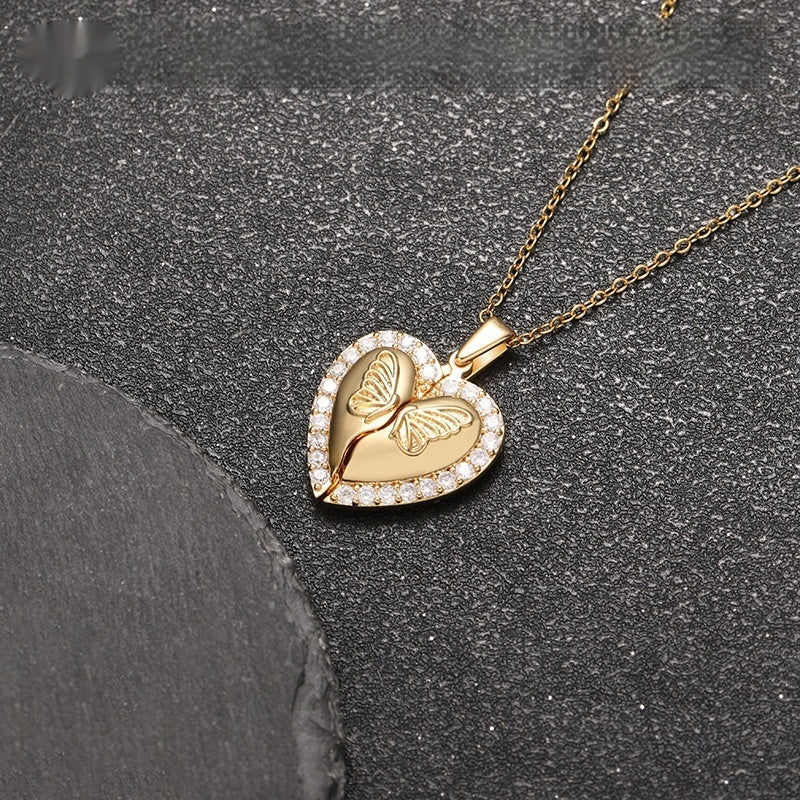 Floral Clavicle Chain Open-and-close Necklace