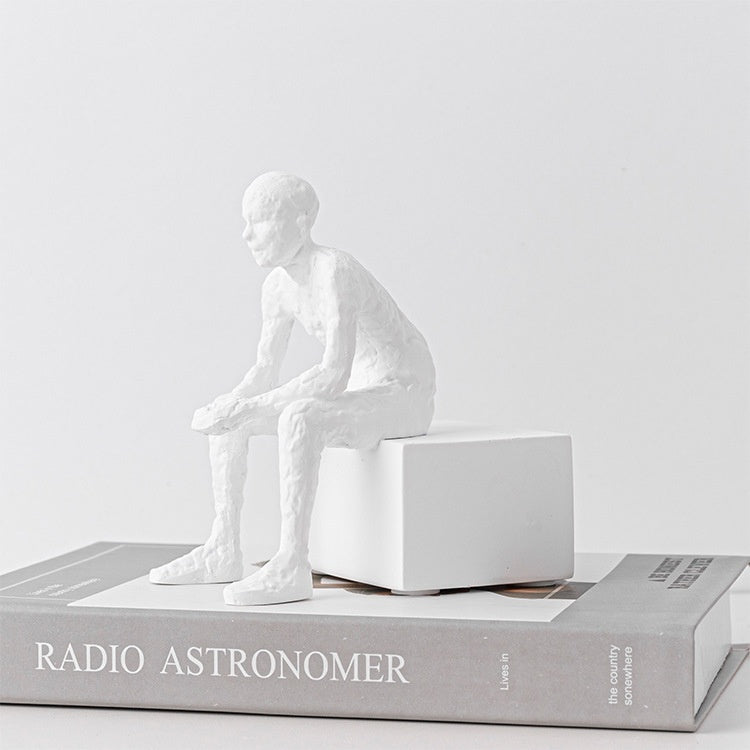 Nordic-style Seated Bookends For Home Decor