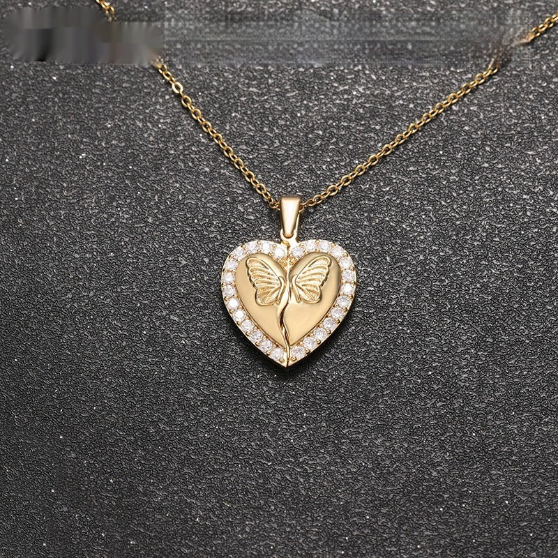 Floral Clavicle Chain Open-and-close Necklace