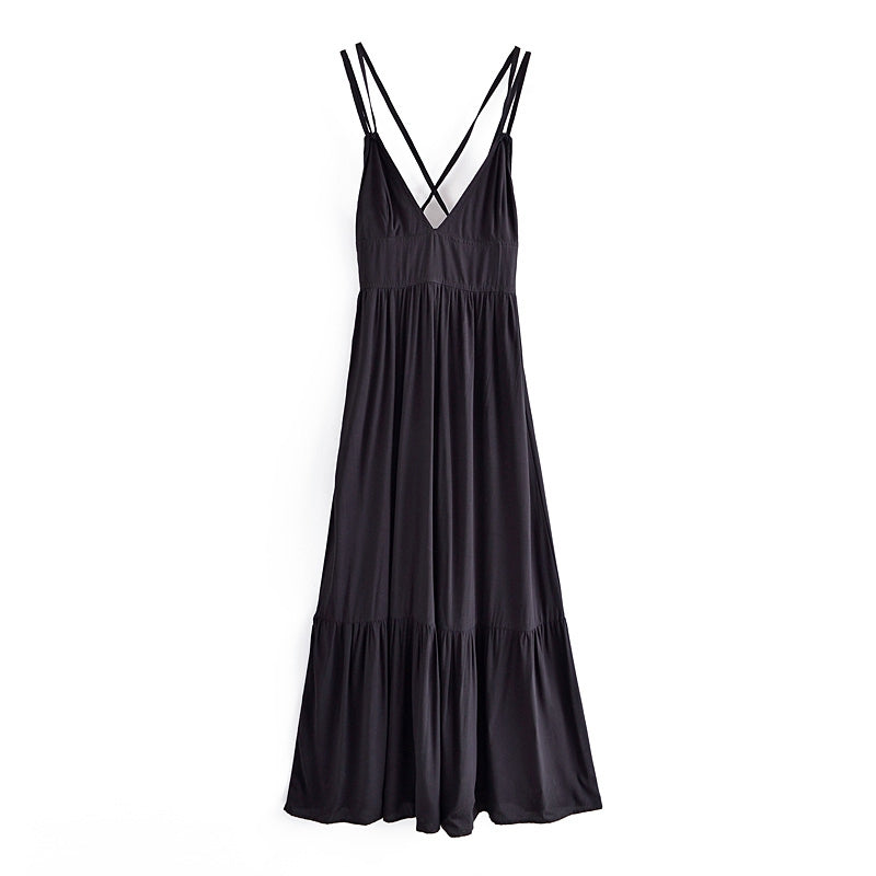 Products Women's Order Sexy Design Sense Suspenders Long Temperament Skirt