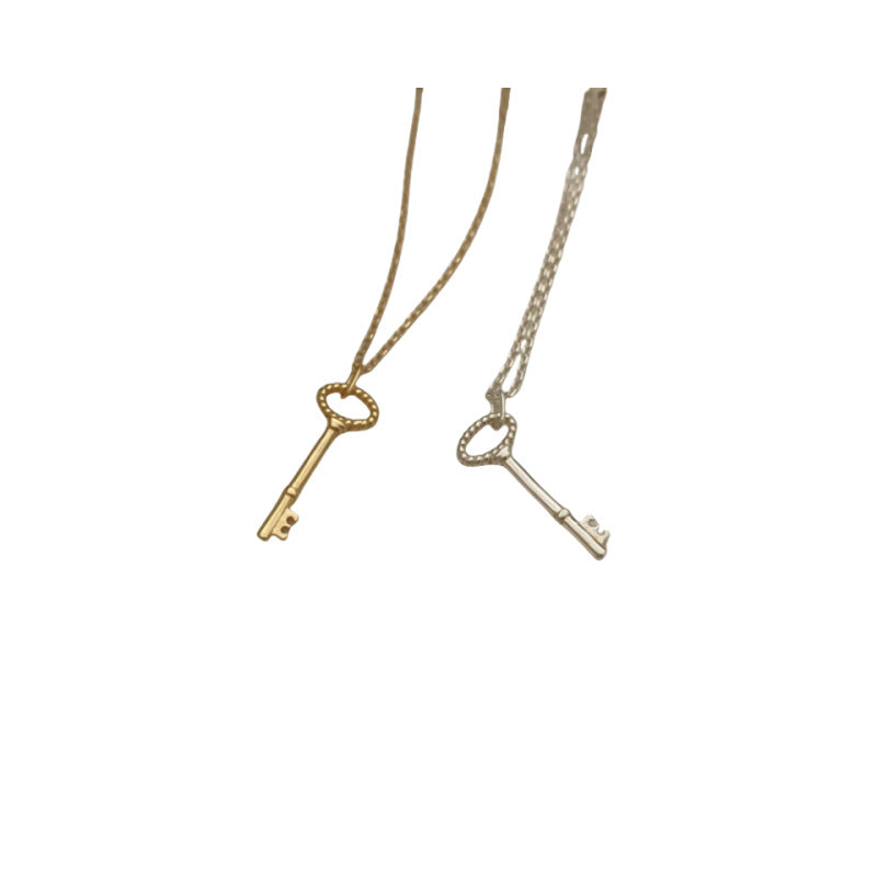 Women's Simple All-Match Key Pendant Necklace
