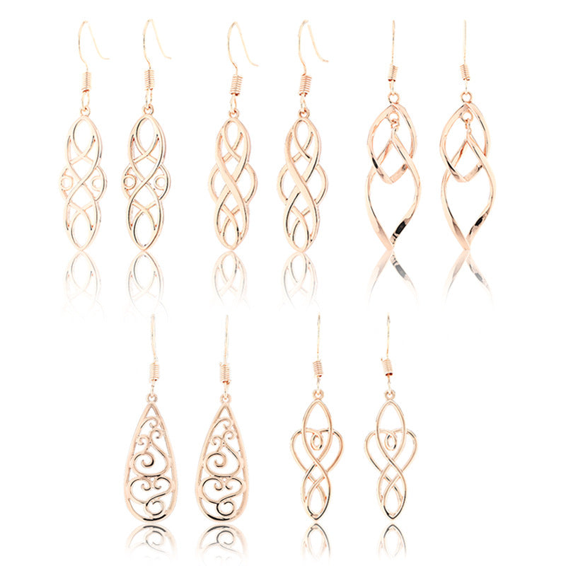 Women's Fashionable Vintage Copper Earrings